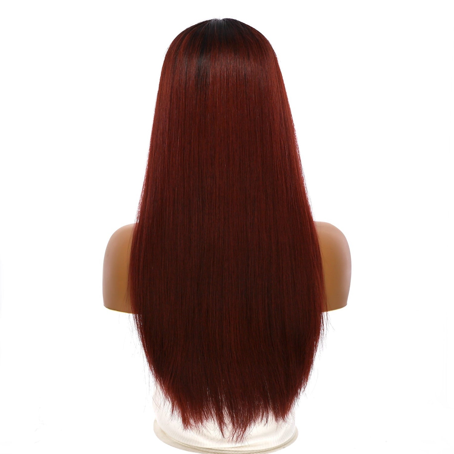 24" Divine Lace Top Wig Merlot Red
