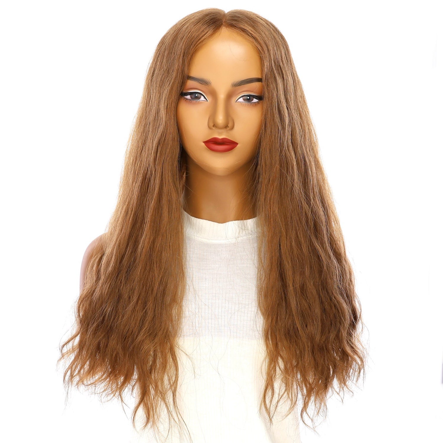 24" Divine Lace Top Wig Strawberry Blonde Wavy