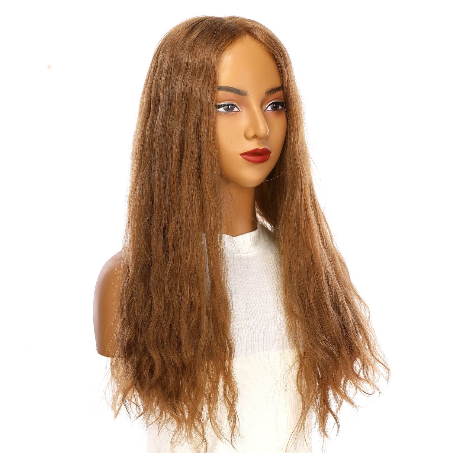 24" Divine Lace Top Wig Strawberry Blonde Wavy