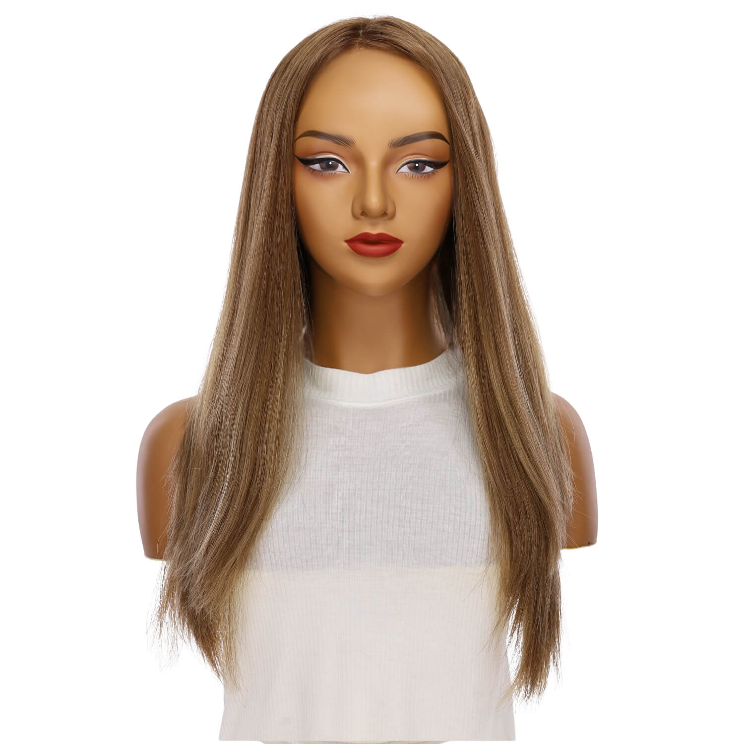 24" Gisele Silk Top Wig Light Brown Babylight