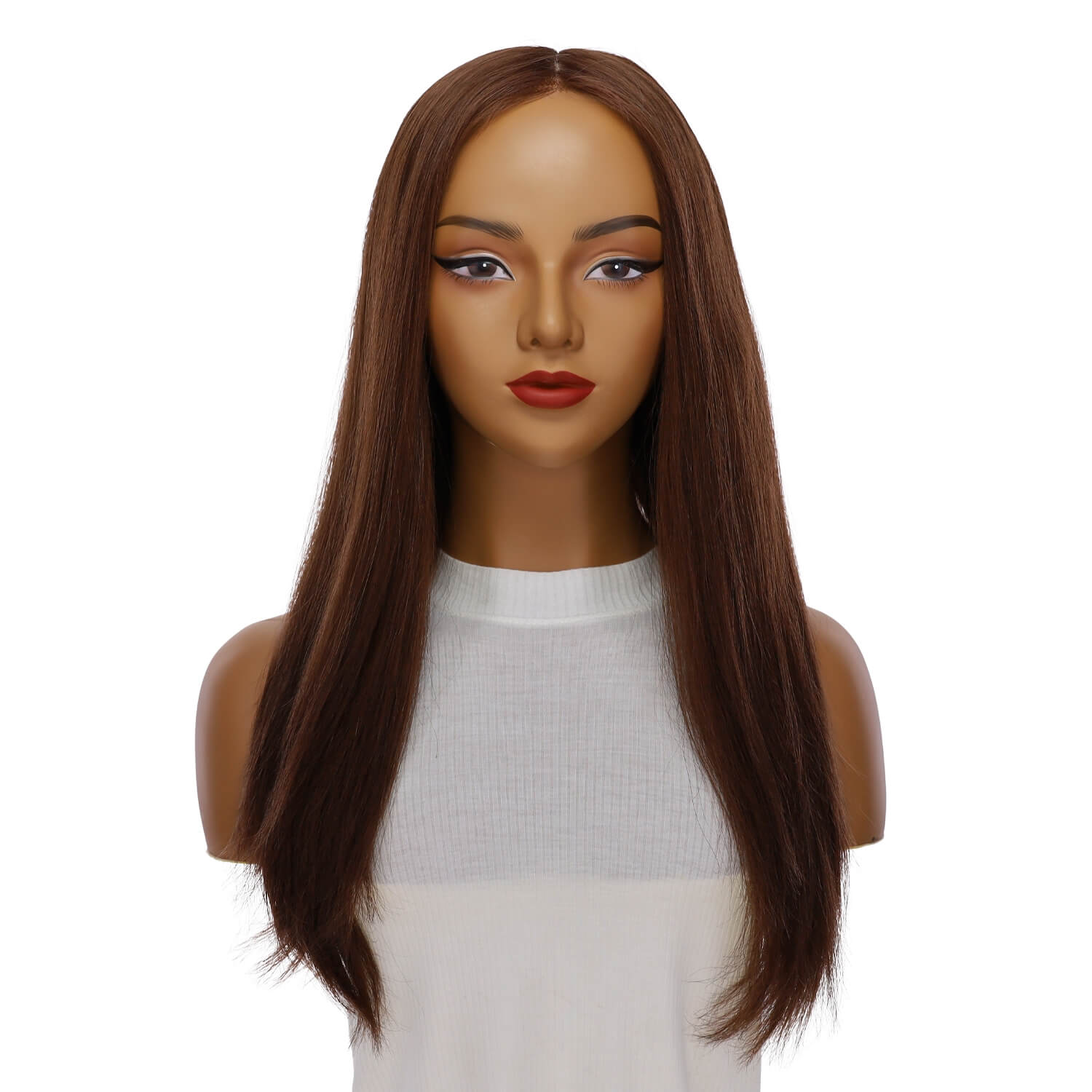 24" Gisele Silk Top Wig Auburn