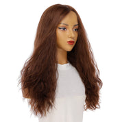 24" Gisele Silk Top Wig Auburn Wavy
