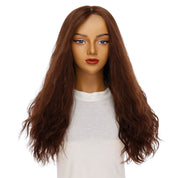 24" Gisele Silk Top Wig Auburn Wavy