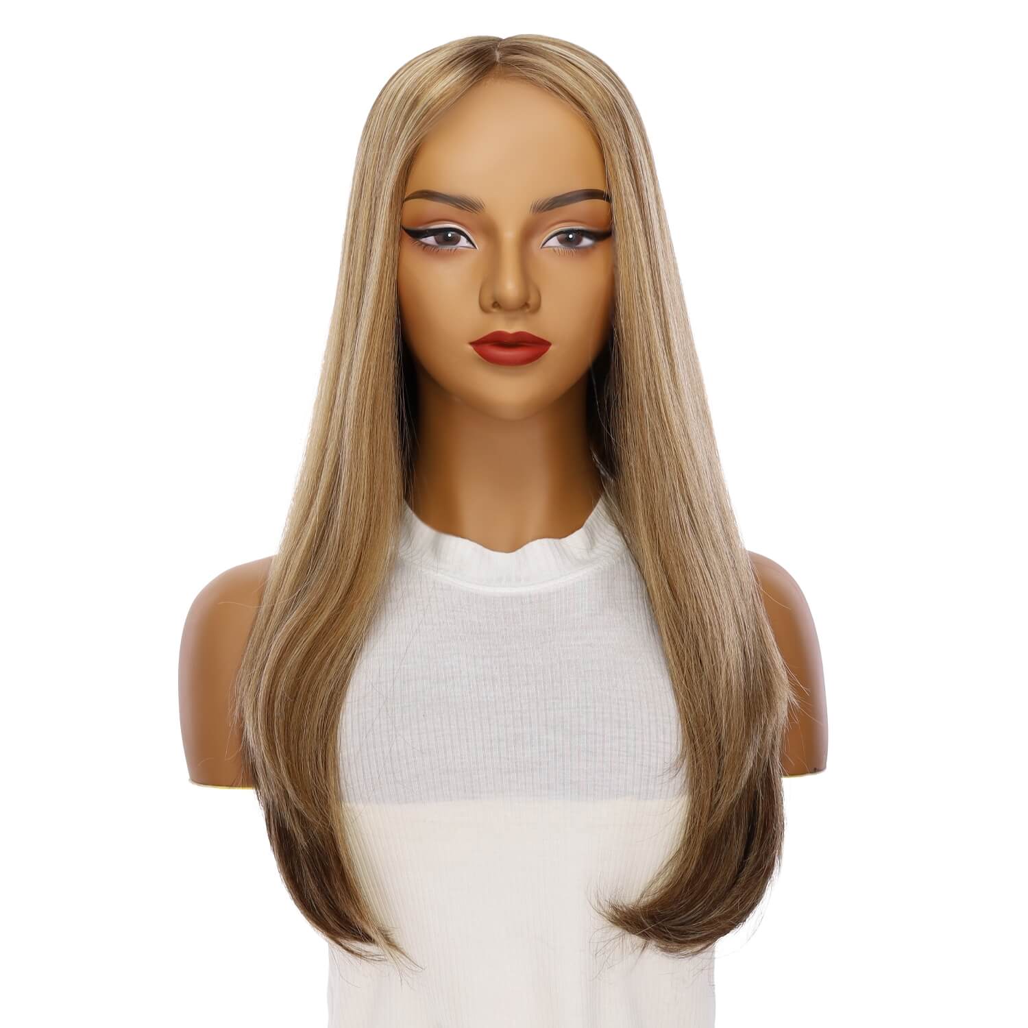 24" Gisele Silk Top Wig Medium Blonde