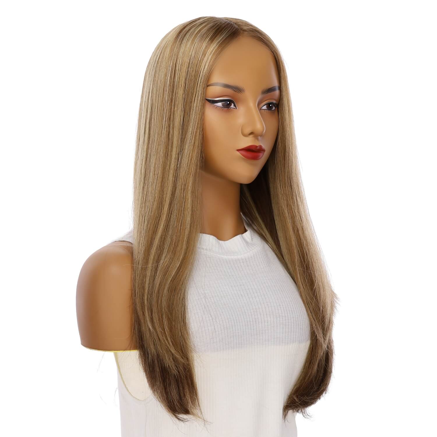24" Gisele Silk Top Wig Medium Blonde