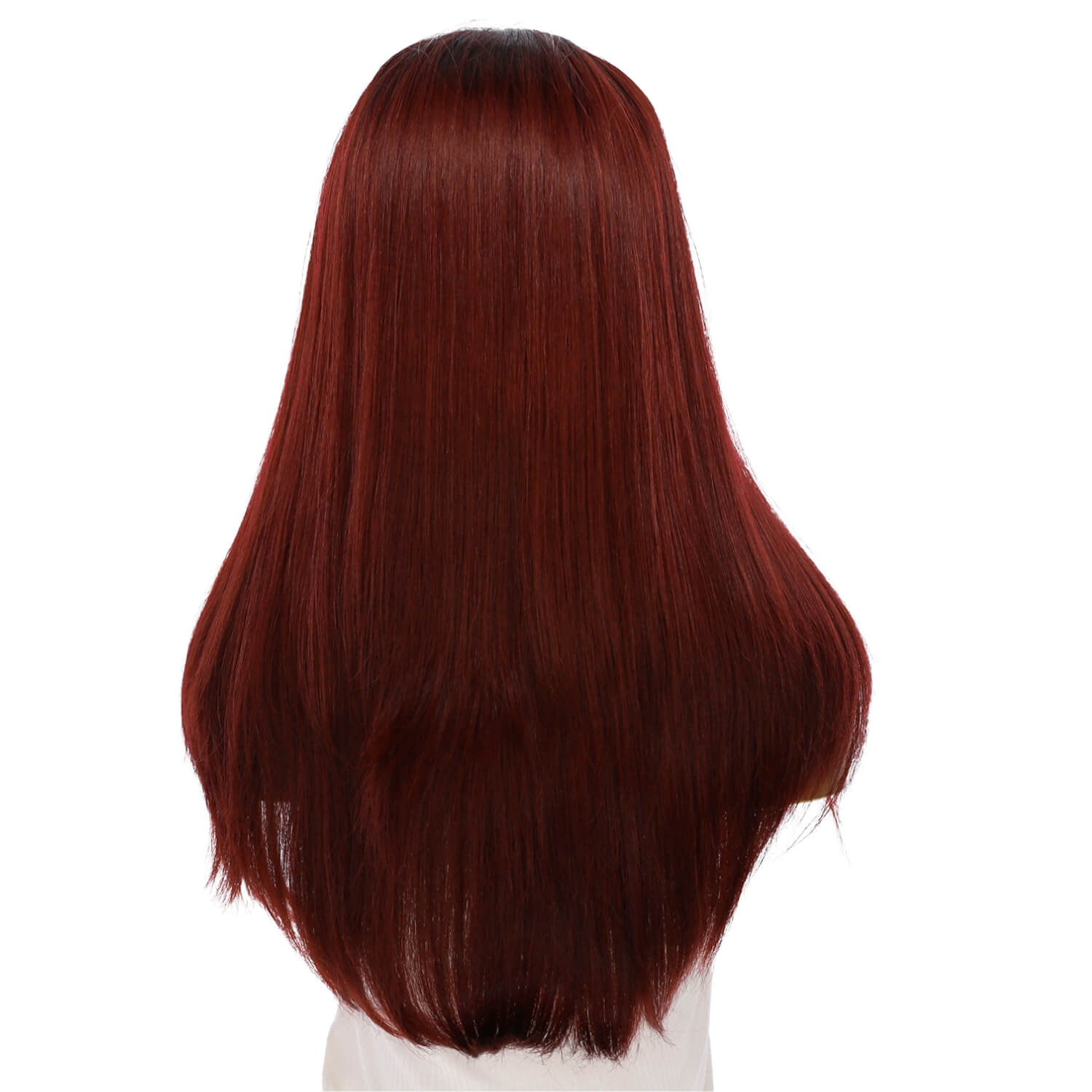 24" Gisele Silk Top Wig Merlot Red
