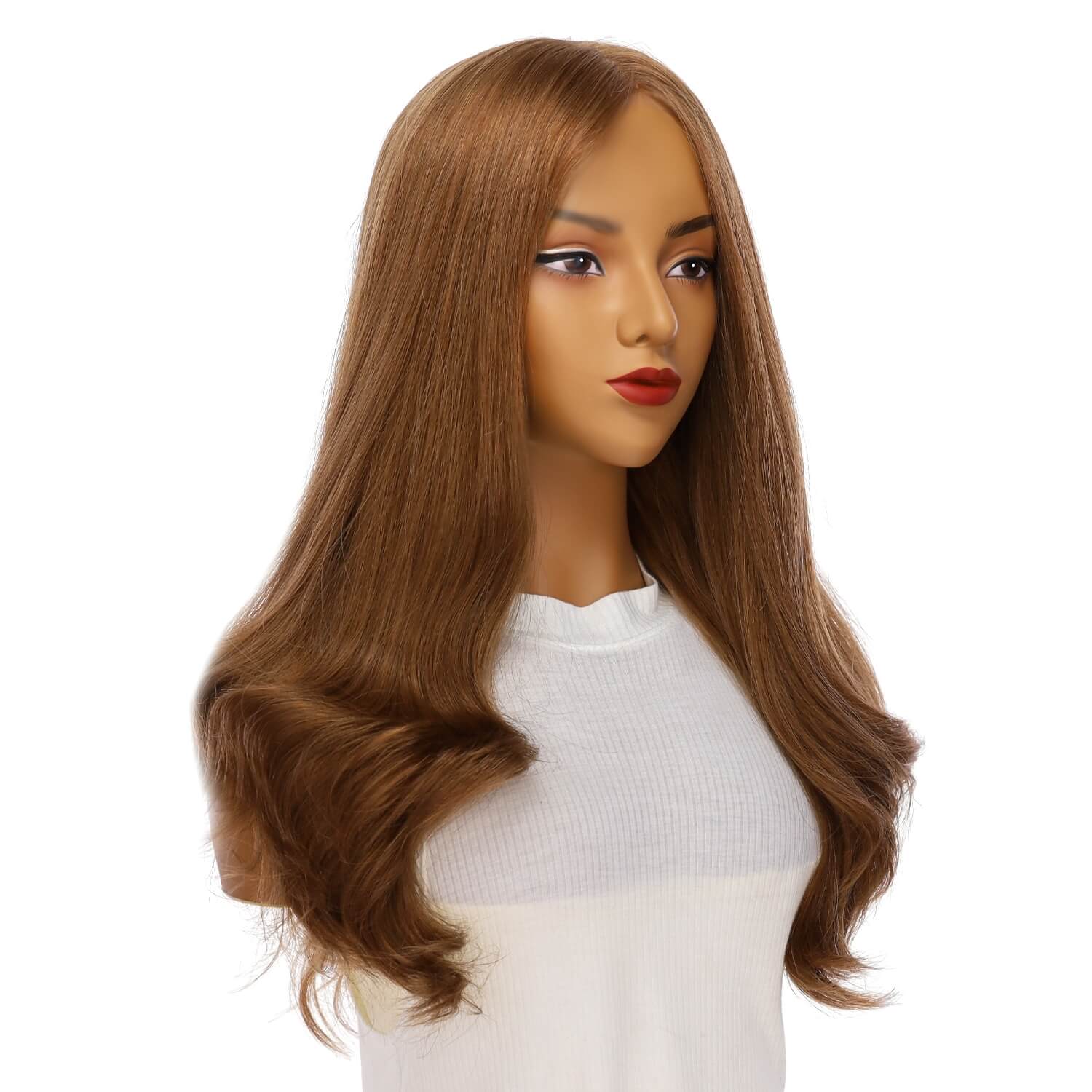 24" Gisele Silk Top Wig Strawberry Blonde