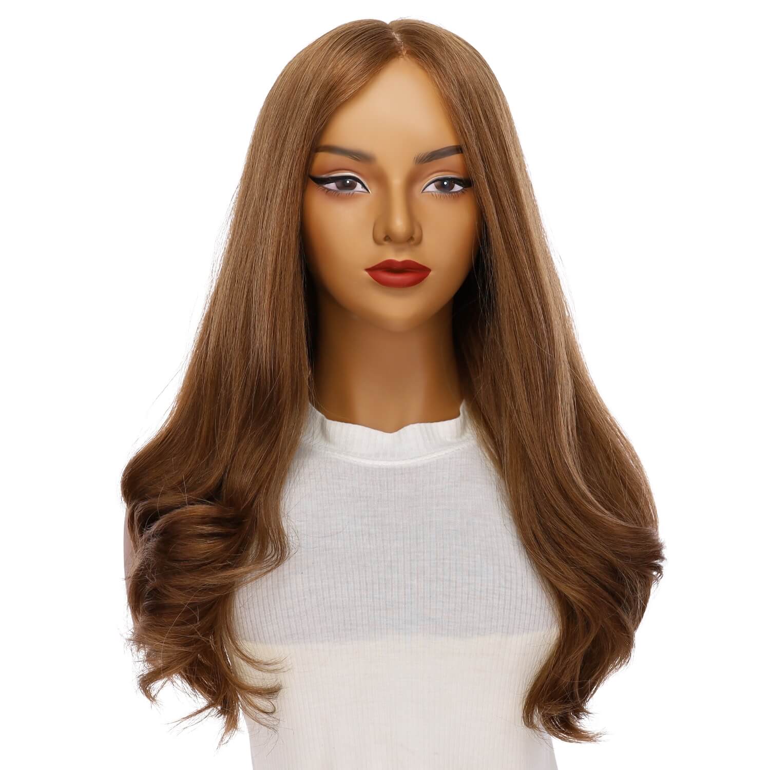 24" Gisele Silk Top Wig Strawberry Blonde