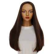 24" Luxe Silk Top Wig #4 Dark Brown