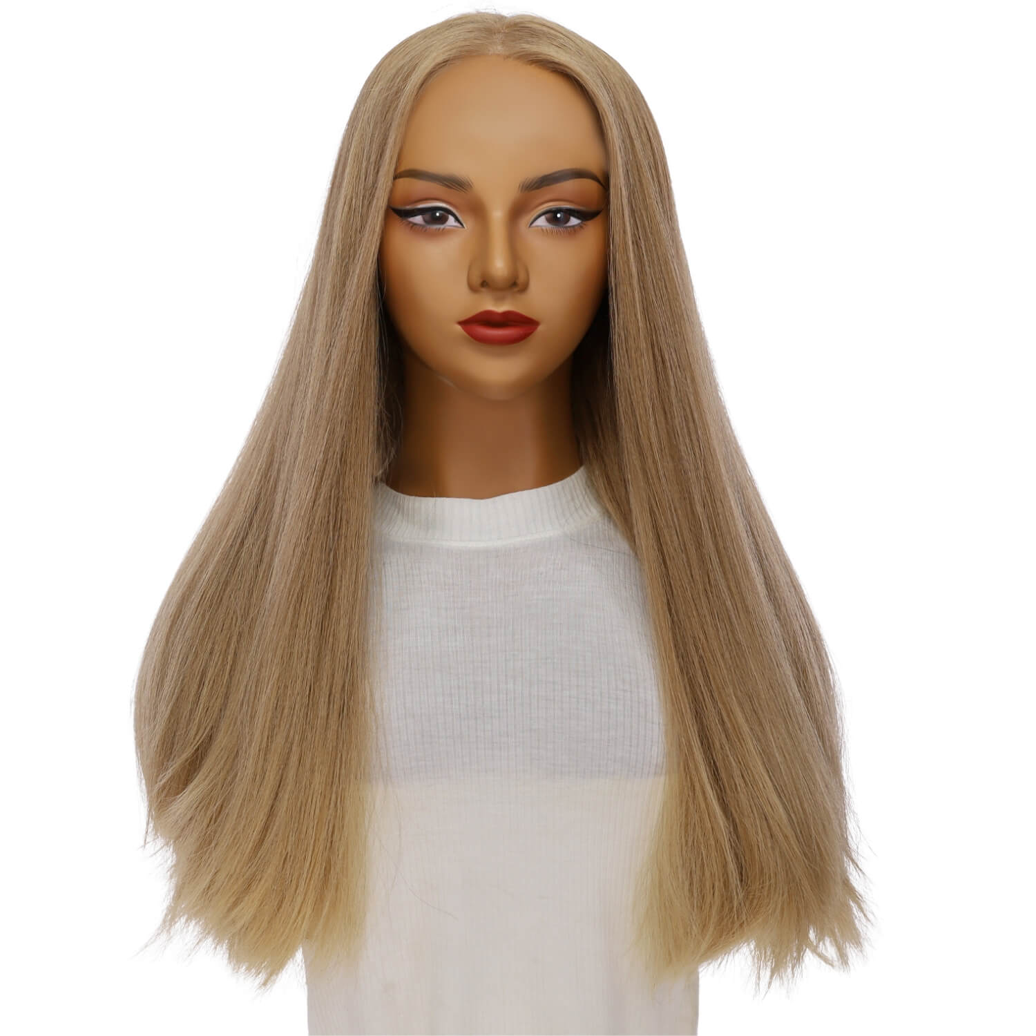 24" Luxe Silk Top Wig #16 Warm Dark Blonde