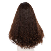 24" Luxe Silk Top Wig #2 Neutral Dark Brown Wavy