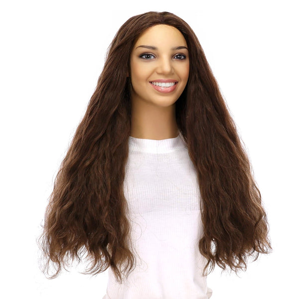 24" 3/4 Bandfall Wig Medium Brown Babylight Wavy