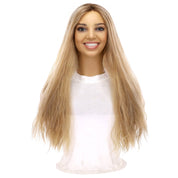 24" Divine Lace Top Topper Ash Blonde Wavy