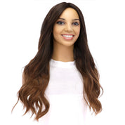 24" Divine Lace Top Topper Dark Brown Ombre