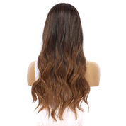 24" Divine Lace Top Topper Dark Brown Ombre