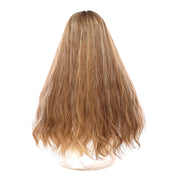 24" Divine Lace Top Topper Medium Blonde w/ Highlights Wavy