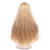 24" Divine Lace Top Topper Warm Platinum Blonde