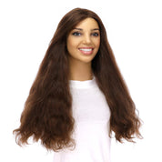 24" Divine Luxe Lace Top Wig #6 Neutral Medium Brown Wavy