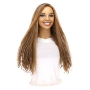 24" Divine Lace Top Topper Medium Blonde Wavy