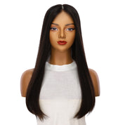 24" Jade Silk Top Topper #1B Black