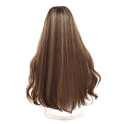 24" Divine Lace Top Topper Dark Brown w/ Highlights