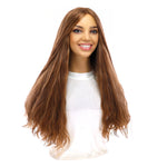 24" Luxe Silk Top Wig #14 Warm Dark Blonde Wavy
