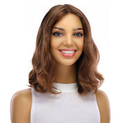 13" Luxe Bob Silk Top Wig #10 Neutral Light Brown Wavy