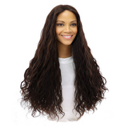 26" Divine Luxe Lace Top Wig #4 Dark Brown Wavy