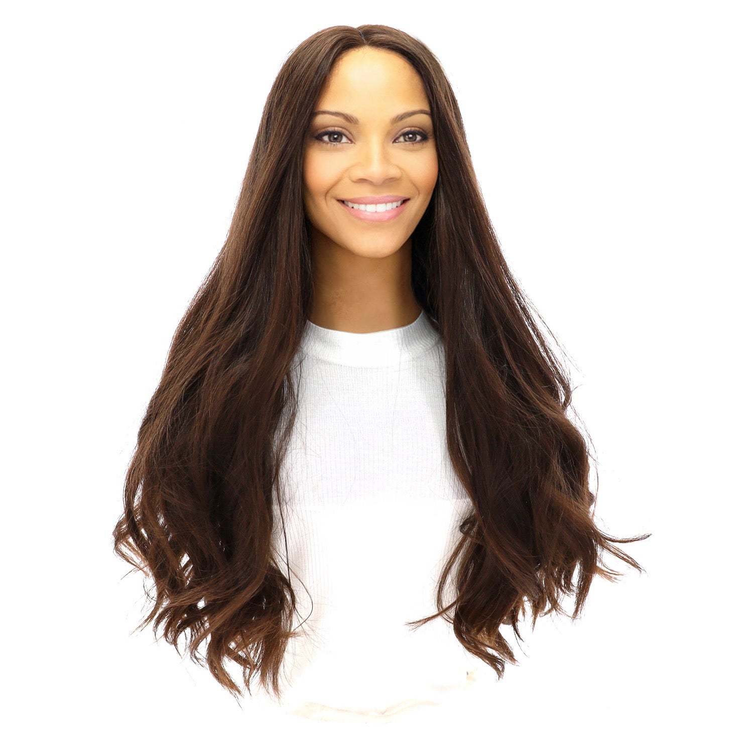 26" Divine Luxe Lace Top Wig #6 Neutral Medium Brown