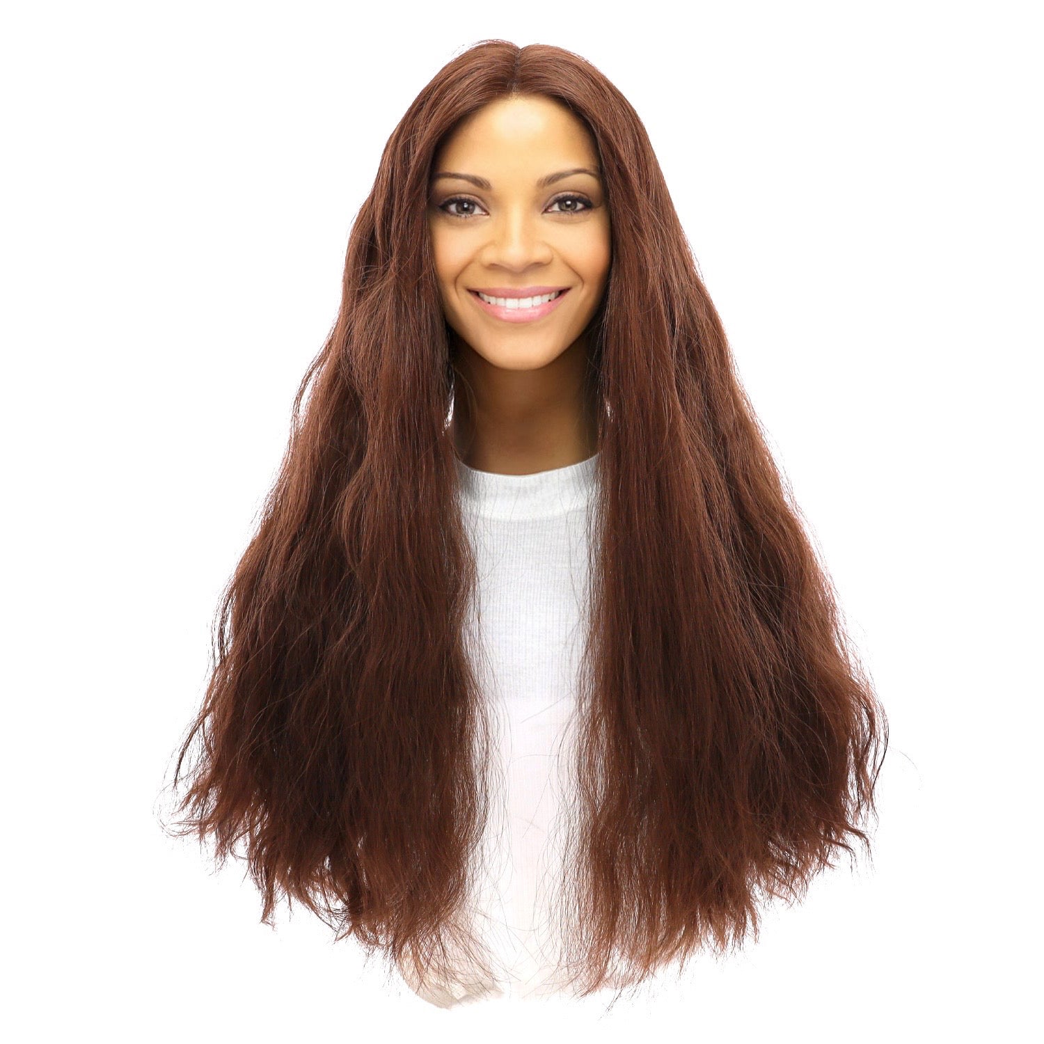 26" Divine Lace Top Wig Auburn Wavy