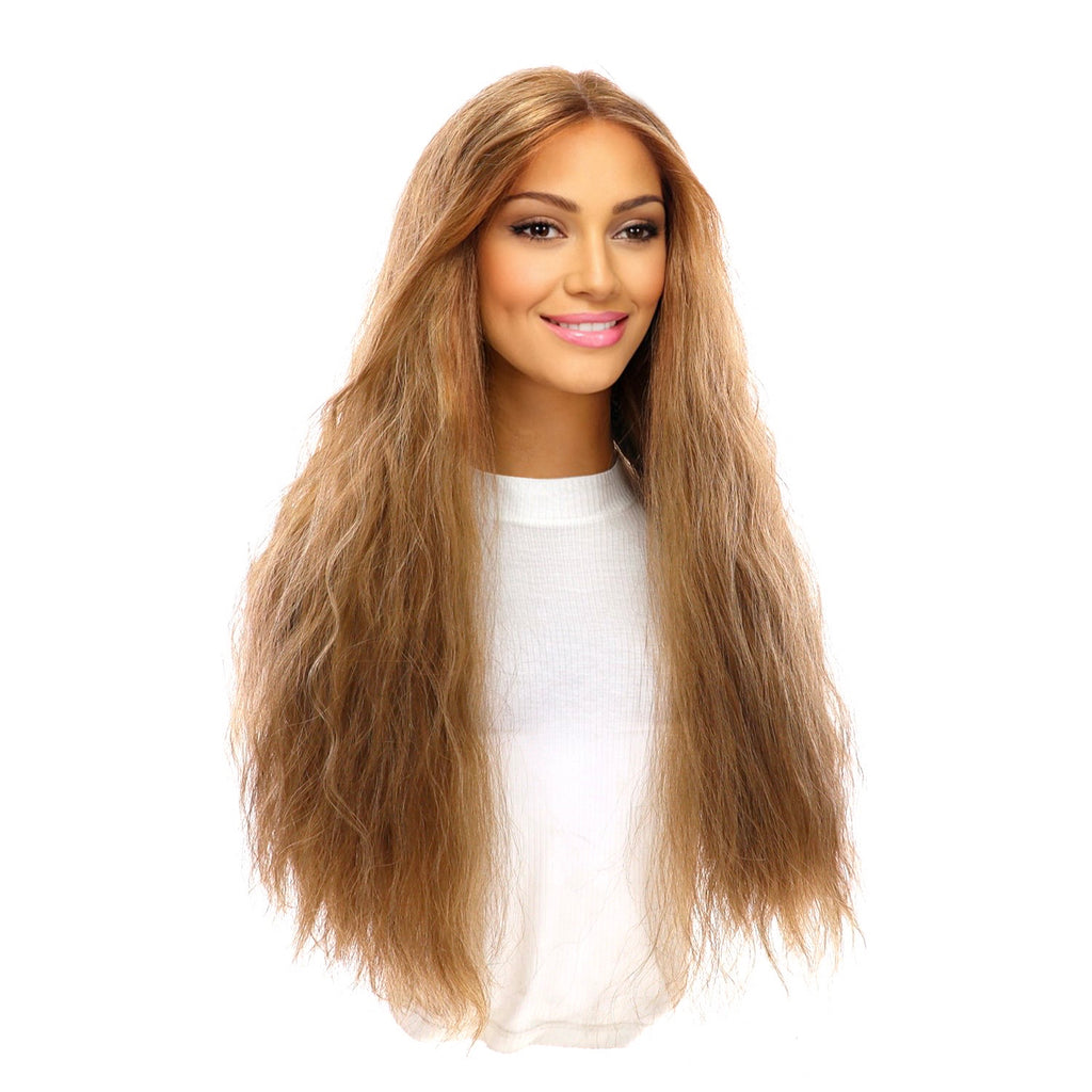 26" Divine Lace Top Wig Medium Blonde Wavy