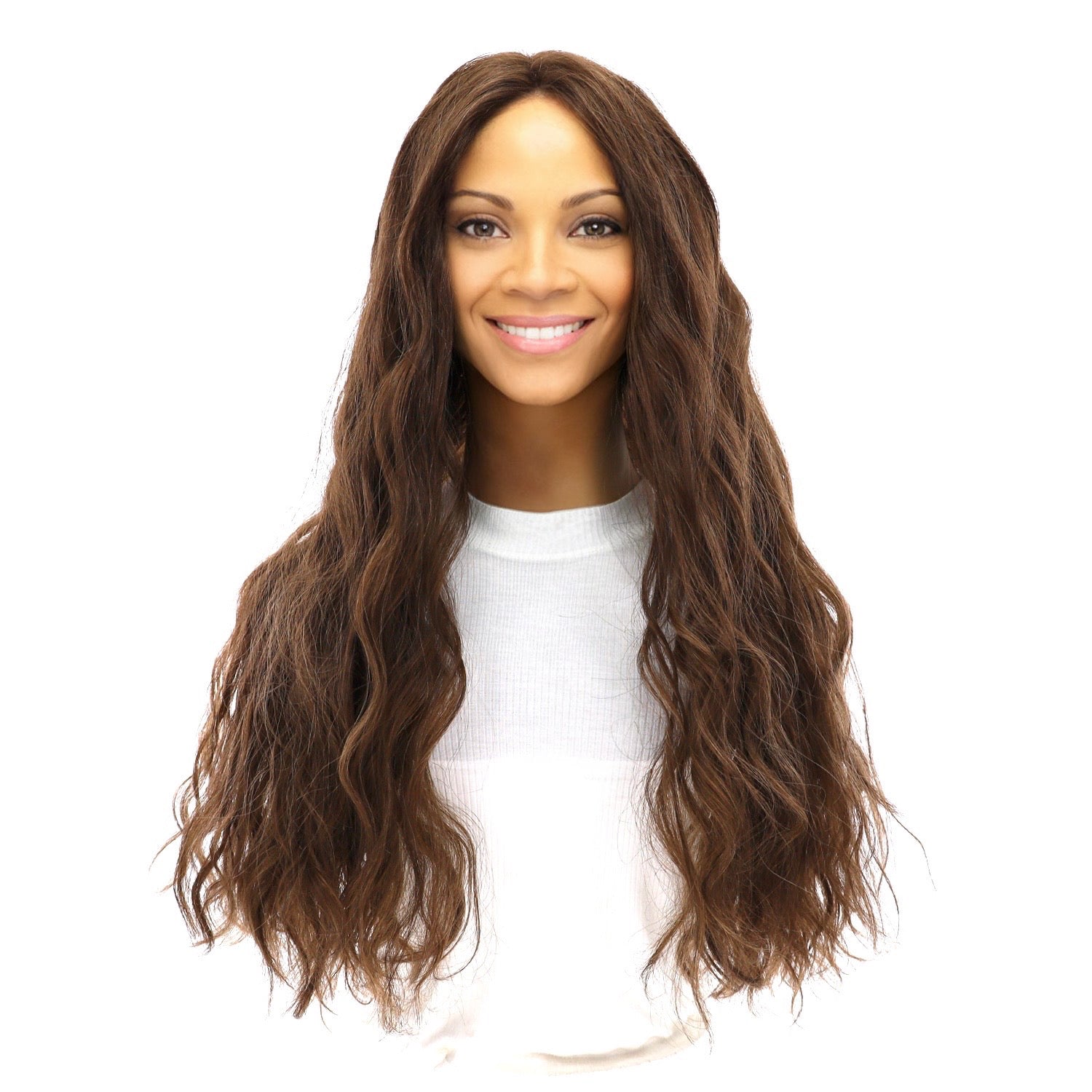 26" Divine Lace Top Wig Medium Brown Babylight Wavy