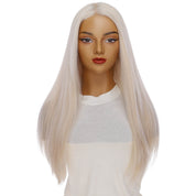 26" Amber Silk Top Wig Ice Blonde