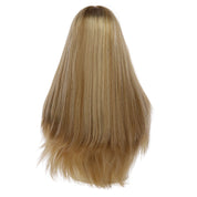 26" Amber Silk Top Wig Ash Blonde