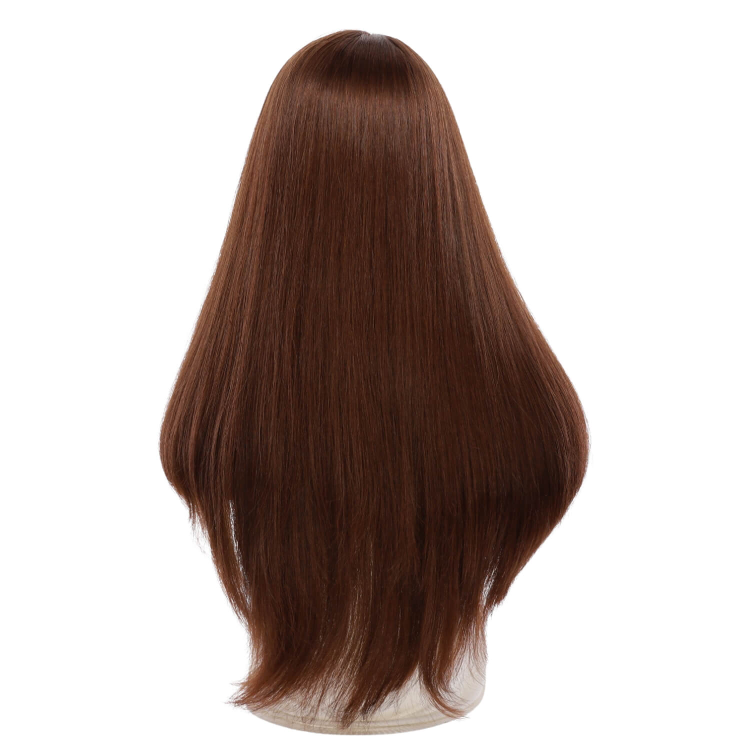 26" Amber Silk Top Wig Auburn