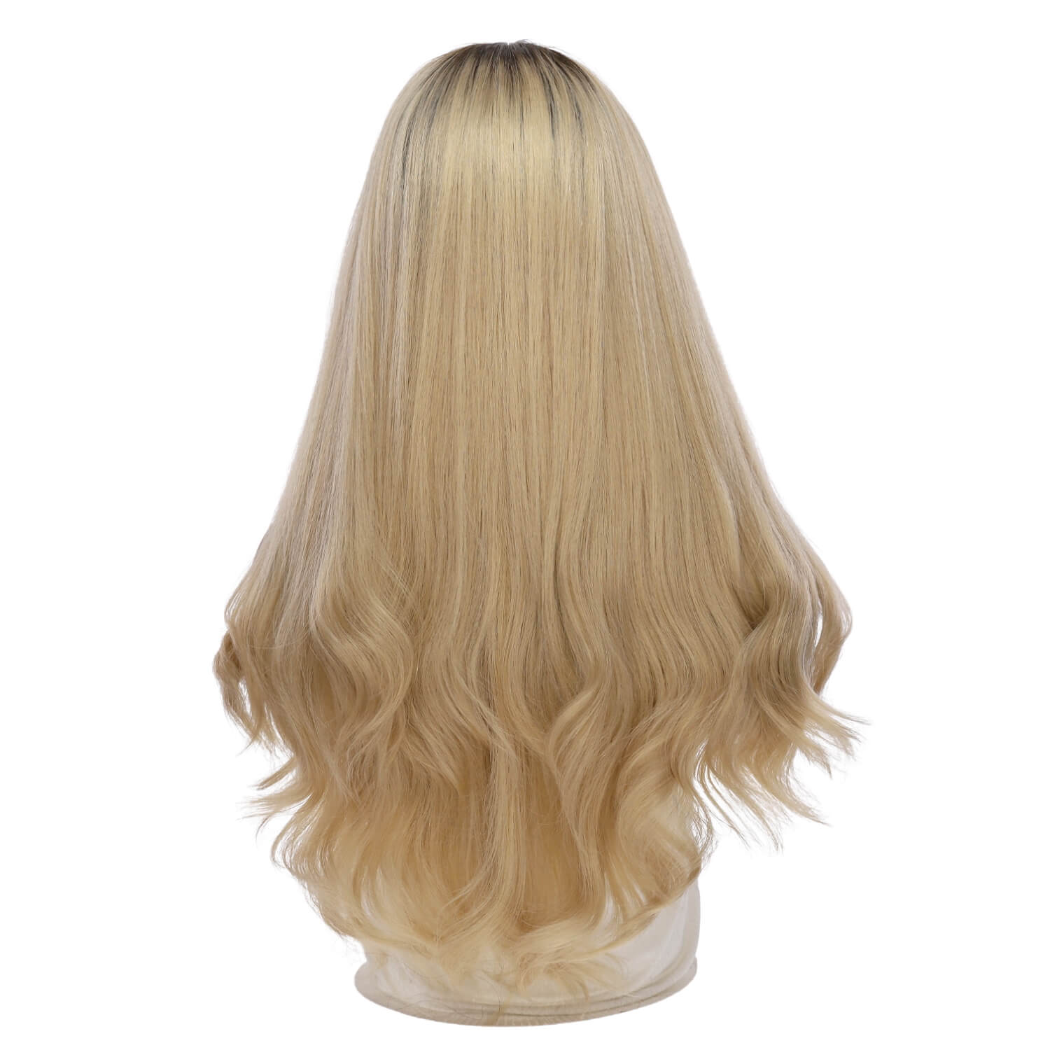 26" Amber Silk Top Wig Beige Blonde