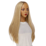 26" Amber Silk Top Wig Golden Blonde