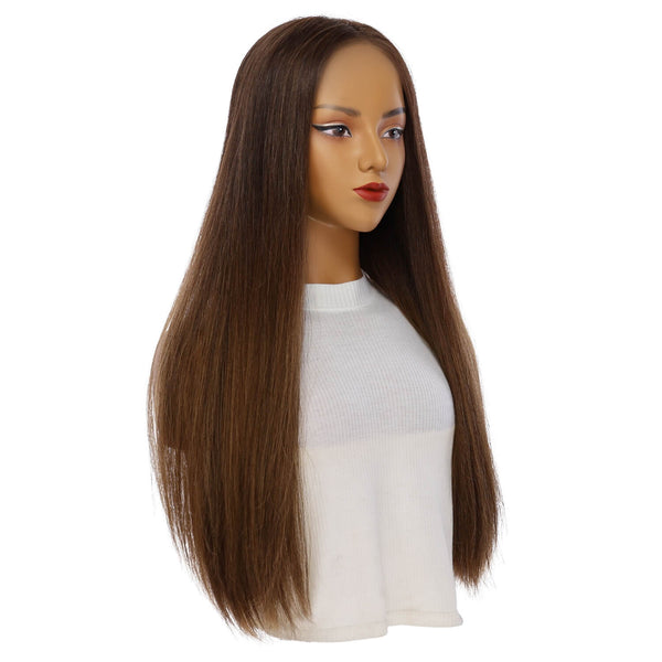 26" Divine Lace Top Wig Medium Brown Balayage