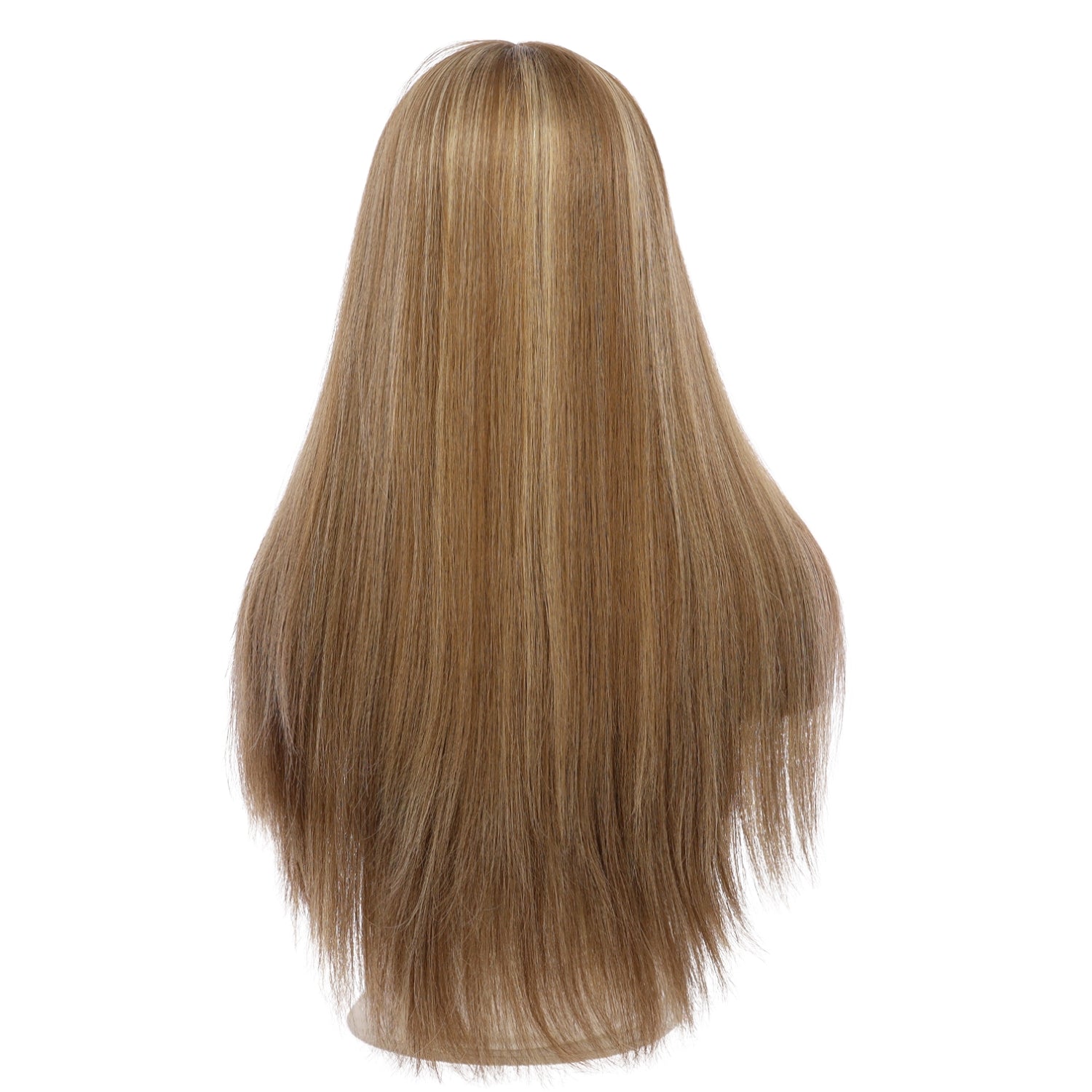26" Ponytail Silk Top Wig Medium Blonde