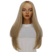 26" Ponytail Silk Top Wig Ash Blonde