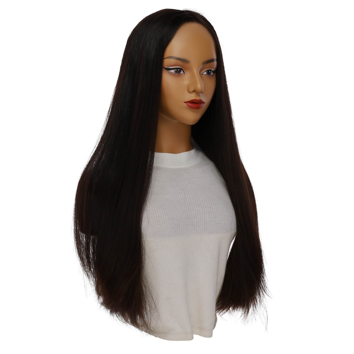 26" Secret Lace Top Wig #1B Black