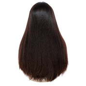 26" Secret Lace Top Wig #1B Black