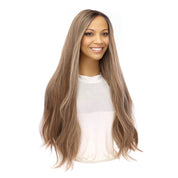 26" Divine Lace Top Wig Ashy Blonde w/ Highlights