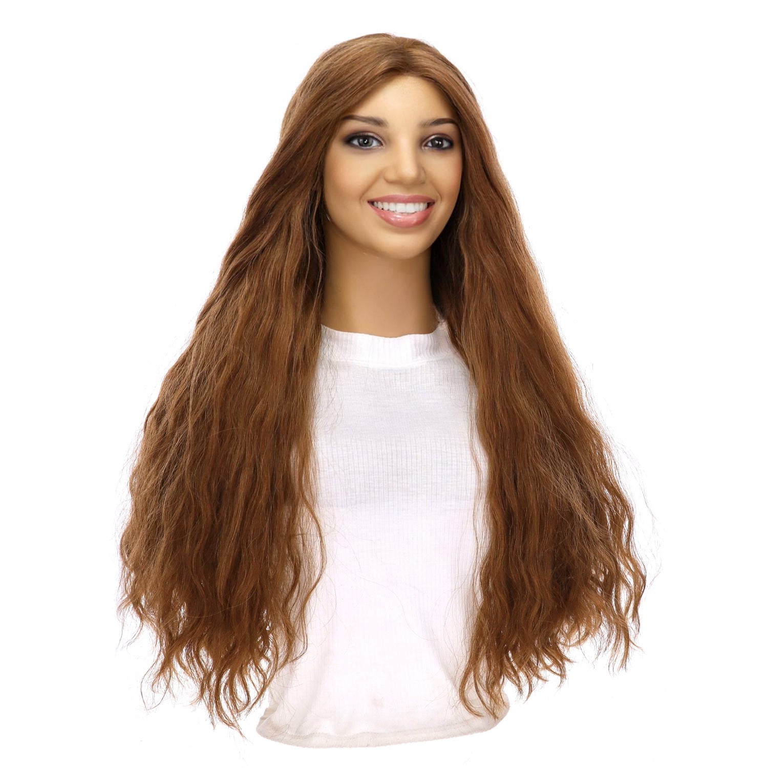 26" Divine Lace Top Wig Strawberry Blonde Wavy