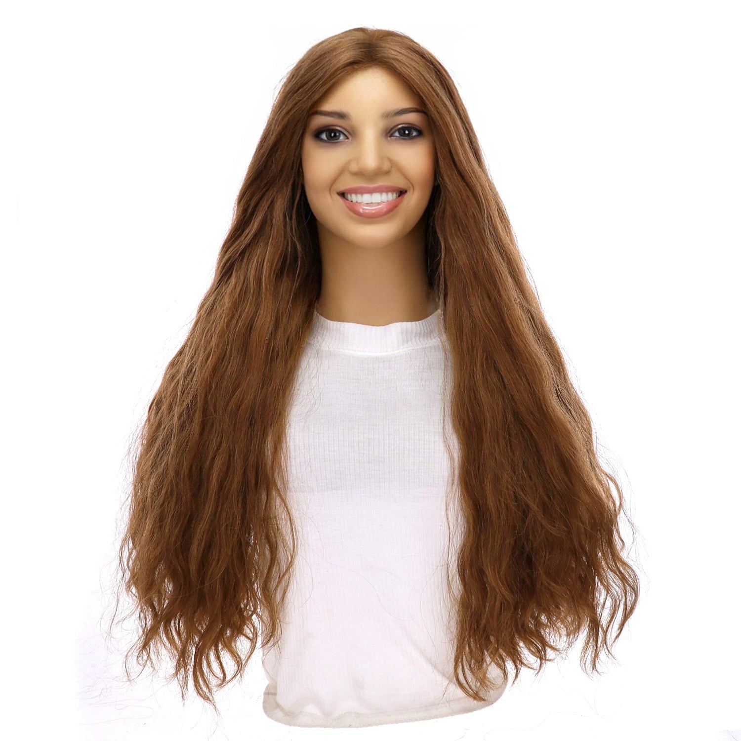 26" Divine Lace Top Wig Strawberry Blonde Wavy