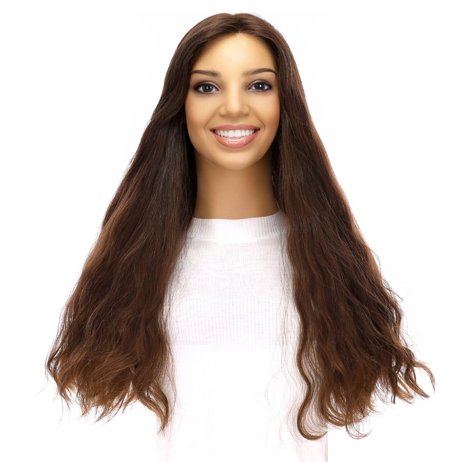 24" Divine Luxe Lace Top Wig #5 Warm Dark Brown