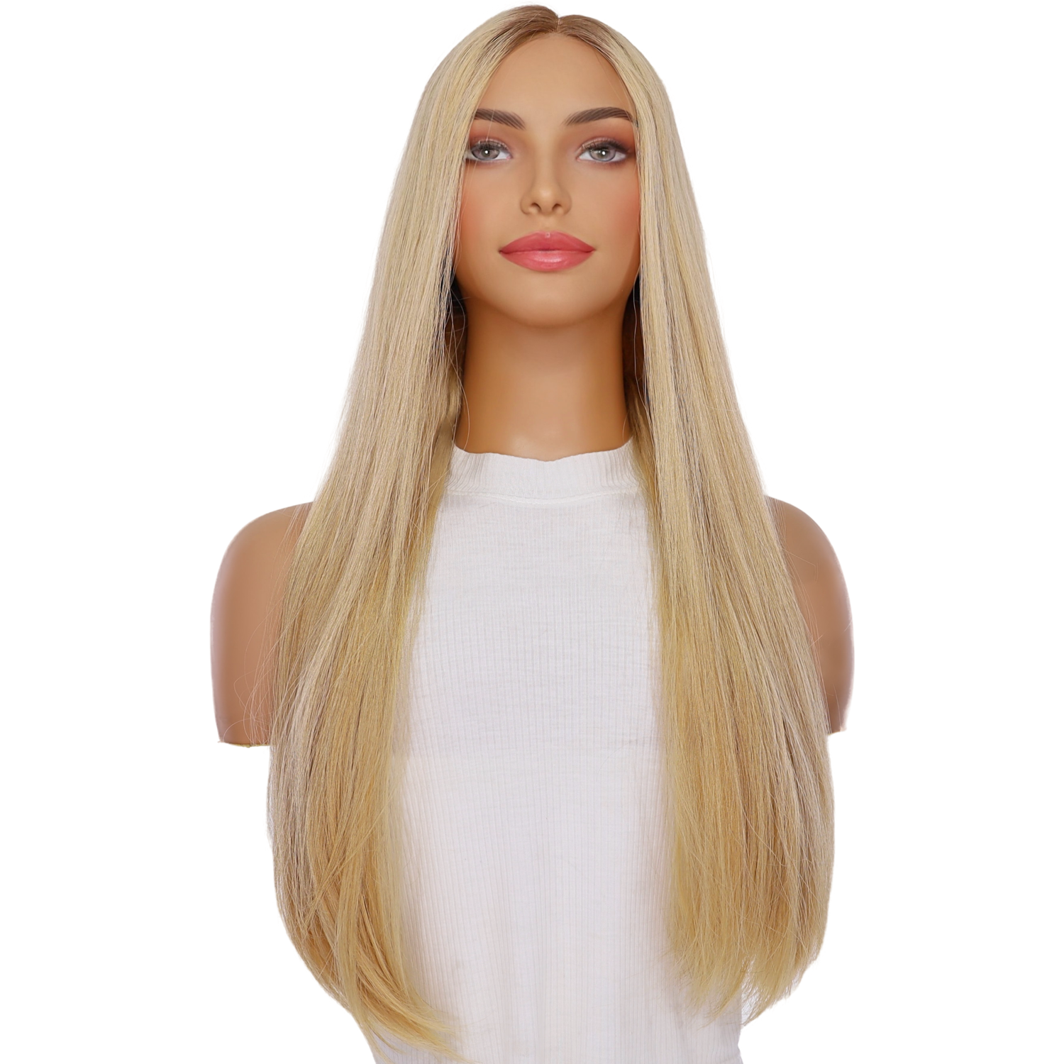 26" Divine Lace Top Wig Golden Blonde