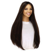 26" Divine Lace Top Topper Soft Black w/ Highlights