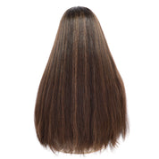 26" Divine Lace Top Topper Soft Black w/ Highlights