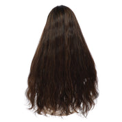 26" Divine Lace Top Topper Soft Black w/ Highlights Wavy